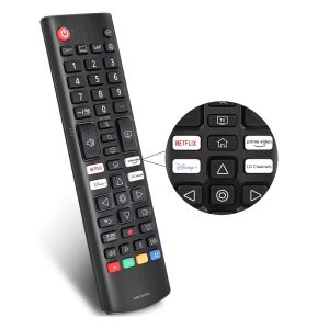 For LG OEM AKB76040302 Replacement Remote Control Smart TV - Black