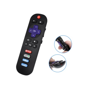 Universal ROKU TV  Replacement Remote Control With Netflix/Hulu/YouTube Shortcut Buttons - Black - Image 7