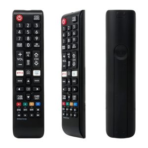 New BN59-01315D Replaced Remote Fit for Samsung Series 7 RU7100 4K UHD TV UA43RU7100 UA49RU7100 UA50RU7100 with Shortcut Button - Black