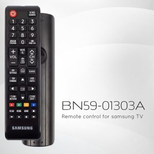 New Original BN59-01303A Remote Control Samsung UHD TV UE43NU7170 UE40NU7199 UE50NU7095 - Black