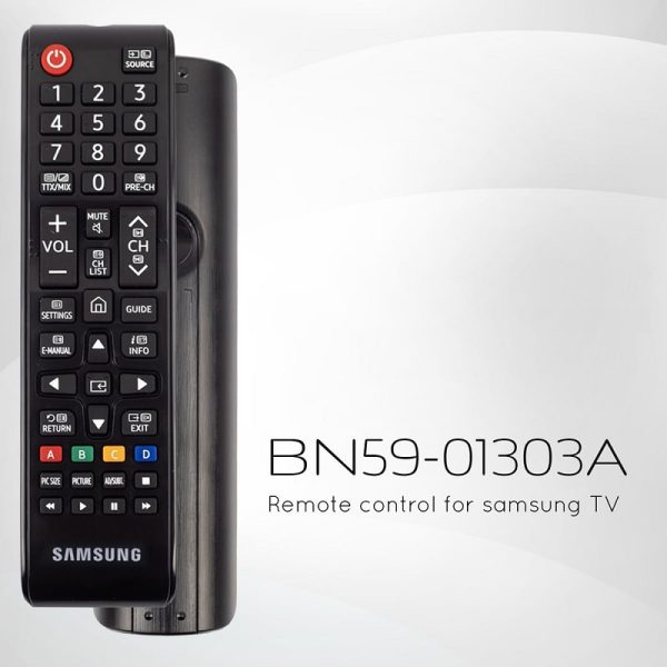 New Original BN59-01303A Remote Control Samsung UHD TV UE43NU7170 UE40NU7199 UE50NU7095 - Black