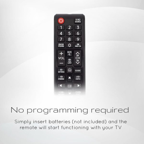New Original BN59-01303A Remote Control Samsung UHD TV UE43NU7170 UE40NU7199 UE50NU7095 - Black