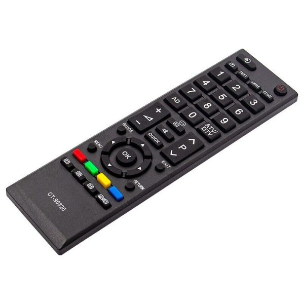New Original CT-90326 Toshiba TV Replacement Remote Control - Black
