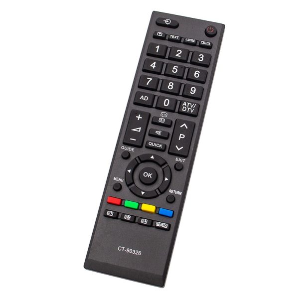 New Original CT-90326 Toshiba TV Replacement Remote Control - Black