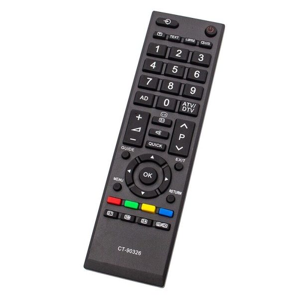 New Original CT-90326 Toshiba TV Replacement Remote Control - Black