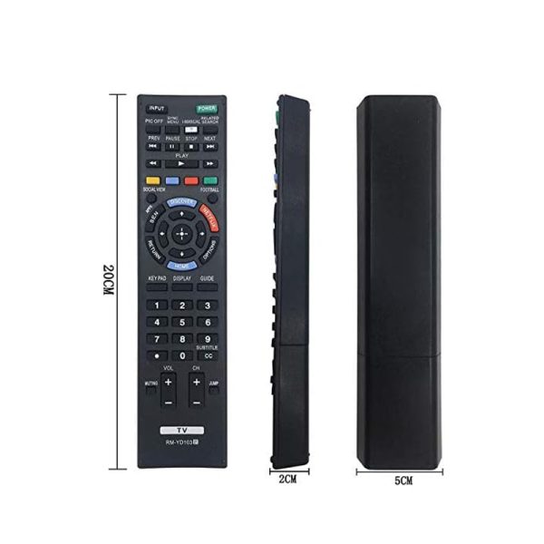New Original RM-YD103 Replacement Remote Control Fit For Sony TV- Black