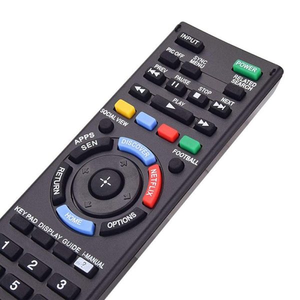 New Original RM-YD103 Replacement Remote Control Fit For Sony TV- Black
