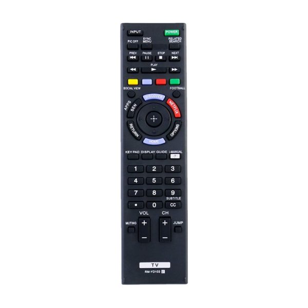 New Original RM-YD103 Replacement Remote Control Fit For Sony TV- Black New Original RM-YD103 Replacement Remote Control Fit For Sony TV- Black