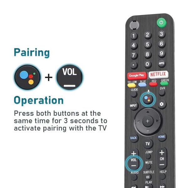 New Original RMF-TX500U Replacement Remote Control Fit For Sony TV- Black