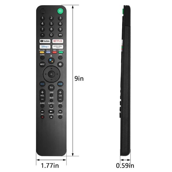 New Sony RMF TX520U Replacement Tv Remote Control - Black