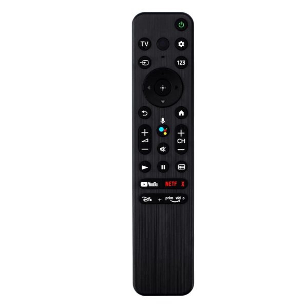 New Sony RMF-TX800U Replacement Remote Control With Sony 4Κ 8K HD TV- Black