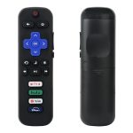 Universal ROKU TV Replacement Remote Control With Netflix/Hulu/YouTube Shortcut Buttons - Black