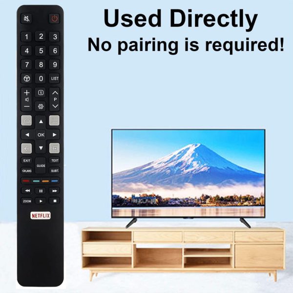New Remote for TCL 49C2US TV Remote Control 49C2US 65E17US 85X6US 55X4US