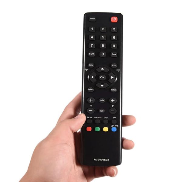 Replacement Remote Control for TCL RC3000E02 Universal Remote Control - Black