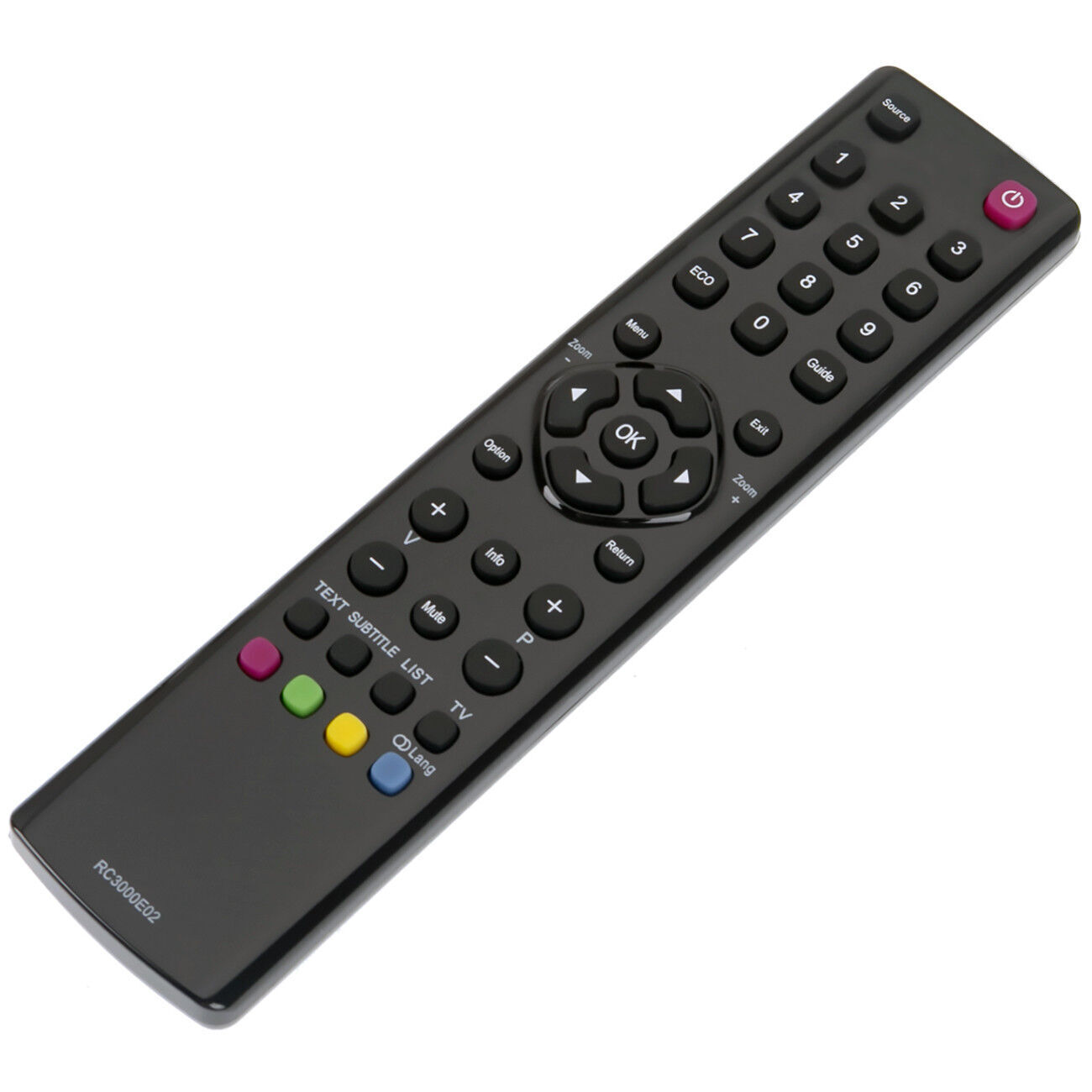 Replacement Remote Control for TCL RC3000E02 Universal Remote Control - Black