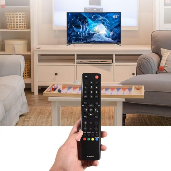Replacement Remote Control for TCL RC3000E02 Universal Remote Control - Black