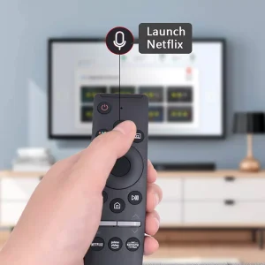 For Samsung Smart TV BN59-01312A Universal Replacement Remote Control with Netflix Prime Hulu Shortcut Keys - Black