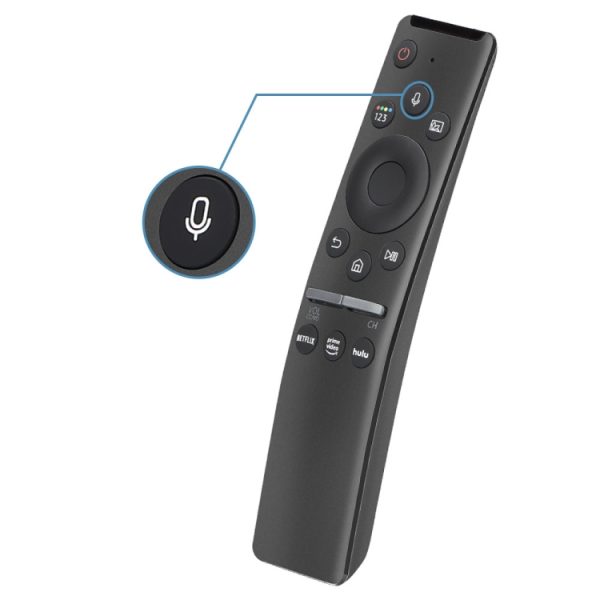 For Samsung Smart TV BN59-01312A Universal Replacement Remote Control with Netflix Prime Hulu Shortcut Keys - Black