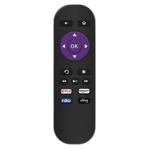 New Original RC31 Roku Tv Remote Control With NetflixAmazonRdioSling Shortcut Buttons - Black