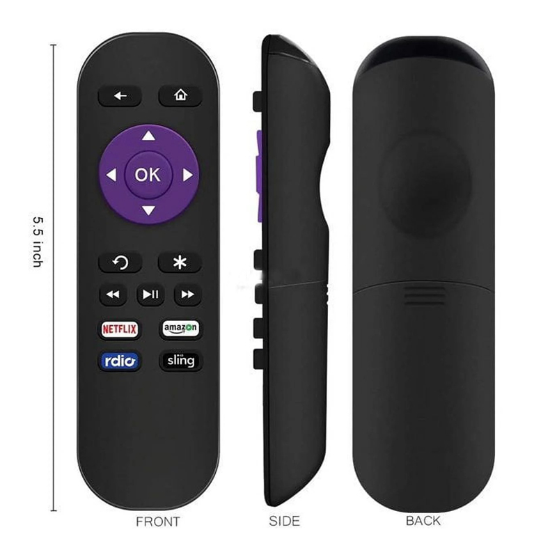 New Original RC31 Roku Tv Remote Control With NetflixAmazonRdioSling Shortcut Buttons - Black