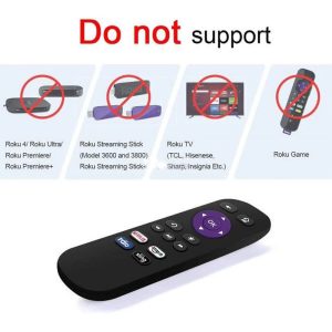 New Original RC31 Roku Tv Remote Control With Netflix/Amazon/Rdio/Sling Shortcut Buttons - Black - Image 7