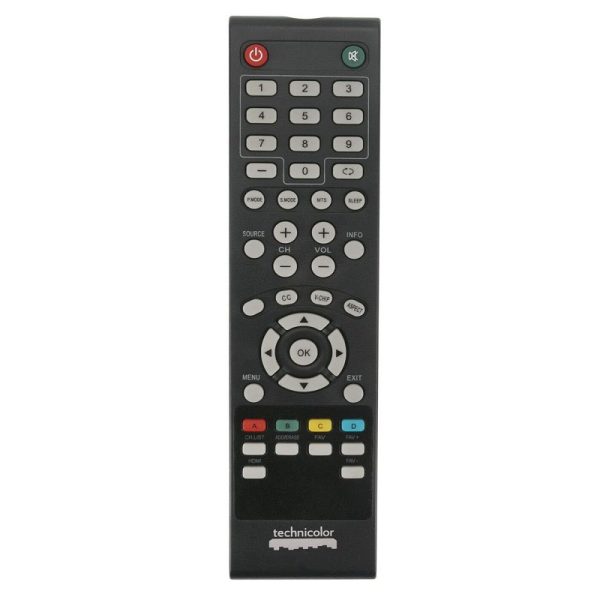 New Remote Control Fit for RCA UHD 4K TV RTU5540-C Technicolor TV