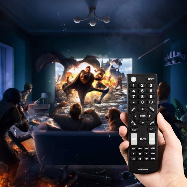 Original Insignia NS-RC4NA-18 Replacement Remote Control fit for Insignia LCD HD TV