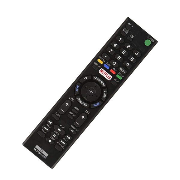 New Replacement Remote Control Sony LED Smart TV RMT-TX100U includes Netflix Hotkey