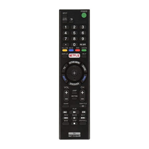 New Original Sony LED Smart TV Replacement Remote Control RMT-TX100U includes Netflix Hotkey (5) New Replacement Remote Control Sony LED Smart TV RMT-TX100U includes Netflix Hotkey