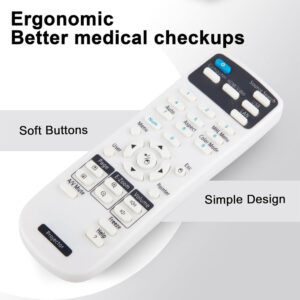 Projector Replacement Remote Control Only for Epson LCD Home Cinema, Powerlite, EB-,EX,VS, H, BrightLink, EMP- Series Projectors Remote - Image 6